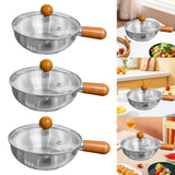 Maxbell Stainless Steel Sauce Pan Small Stockpot Butter Warmer for Camping 400ml