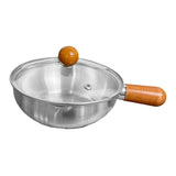 Maxbell Stainless Steel Sauce Pan Small Stockpot Butter Warmer for Camping 400ml