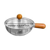 Maxbell Stainless Steel Sauce Pan Small Stockpot Butter Warmer for Camping 600ml