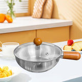 Maxbell Stainless Steel Sauce Pan Small Stockpot Butter Warmer for Camping 600ml