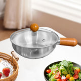Maxbell Stainless Steel Sauce Pan Small Stockpot Butter Warmer for Camping 600ml