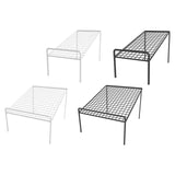 Maxbell Shoe Slots Organizer Versatile Portable Holder Shelf for Dorm Apartment Hall White and Short