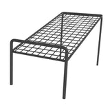 Maxbell Shoe Slots Organizer Versatile Portable Holder Shelf for Dorm Apartment Hall Black and Short