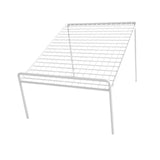 Maxbell Shoe Slots Organizer Versatile Portable Holder Shelf for Dorm Apartment Hall White and Long