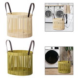 Maxbell Foldable Laundry Hamper PP Material for Bathroom with Handles Home Organizer Beige