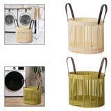 Maxbell Foldable Laundry Hamper PP Material for Bathroom with Handles Home Organizer Beige