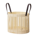 Maxbell Foldable Laundry Hamper PP Material for Bathroom with Handles Home Organizer Beige