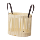 Maxbell Foldable Laundry Hamper PP Material for Bathroom with Handles Home Organizer Beige