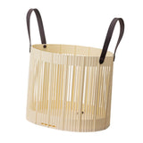 Maxbell Foldable Laundry Hamper PP Material for Bathroom with Handles Home Organizer Beige