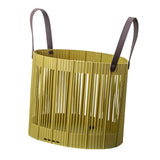 Maxbell Foldable Laundry Hamper PP Material for Bathroom with Handles Home Organizer Green