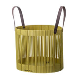 Maxbell Foldable Laundry Hamper PP Material for Bathroom with Handles Home Organizer Green