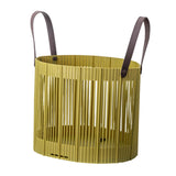 Maxbell Foldable Laundry Hamper PP Material for Bathroom with Handles Home Organizer Green