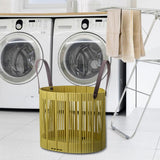 Maxbell Foldable Laundry Hamper PP Material for Bathroom with Handles Home Organizer Green