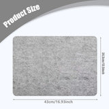 Maxbell Pressing Mat Heat Resistant Felted Ironing Mat for Quilter Dorm Garment Work 34.3cmx43cm