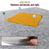 Maxbell Pressing Mat Heat Resistant Felted Ironing Mat for Quilter Dorm Garment Work 48cmx66cm