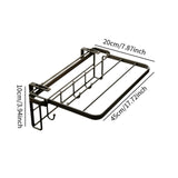 Maxbell Clothes Drying Rack Portable Towel Racks for Bedroom Indoor Outdoor Bathroom 45x20x10cm