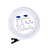 Maxbell Refrigerator Water Line Kit Ice Machine PE Portable Water Tube Connector Kit