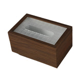 Maxbell Wood Tissue Box Convenient Stylish Napkin Dispenser for Home Tabletop Office with Grid