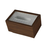 Maxbell Wood Tissue Box Convenient Stylish Napkin Dispenser for Home Tabletop Office with Grid