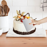 Maxbell Cake Scraper and Smoother Compact for Baking Supplies Cake Decorating Pastry No Teeth