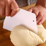 Maxbell Cake Scraper and Smoother Compact for Baking Supplies Cake Decorating Pastry No Teeth