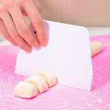 Maxbell Cake Scraper and Smoother Compact for Baking Supplies Cake Decorating Pastry No Teeth