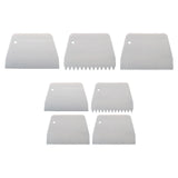 Maxbell Cake Scraper and Smoother Compact for Baking Supplies Cake Decorating Pastry No Teeth