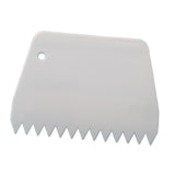 Maxbell Cake Scraper and Smoother Compact for Baking Supplies Cake Decorating Pastry Large Teeth