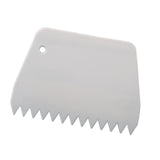 Maxbell Cake Scraper and Smoother Compact for Baking Supplies Cake Decorating Pastry Large Teeth