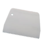 Maxbell Cake Scraper and Smoother Compact for Baking Supplies Cake Decorating Pastry Small Teeth