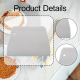 Maxbell Cake Scraper and Smoother Compact for Baking Supplies Cake Decorating Pastry Small Teeth