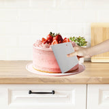 Maxbell Cake Scraper and Smoother Compact for Baking Supplies Cake Decorating Pastry Small Teeth
