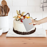 Maxbell Cake Scraper and Smoother Compact for Baking Supplies Cake Decorating Pastry Small Teeth