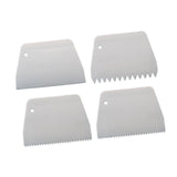 Maxbell Cake Scraper and Smoother Compact for Baking Supplies Cake Decorating Pastry 4 Piece Set