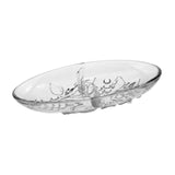 Maxbell Divided Serving Tray Reusable Practical 2 Section for Candies Fruits Dessert