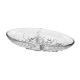Maxbell Divided Serving Tray Reusable Practical 2 Section for Candies Fruits Dessert