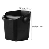 Maxbell Barista Coffee Grind Bin Knock Out Box Accessory 4.7x4.3inch Slanted Opening