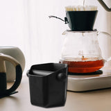 Maxbell Barista Coffee Grind Bin Knock Out Box Accessory 4.7x4.3inch Slanted Opening
