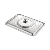 Maxbell Rectangle Stainless Steel Pot Cover Kitchen Tool Anti Scald Frying Pan Cover 36cmx27cm