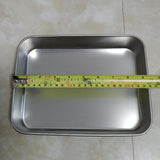 Maxbell Grill Lid Rectangular Steaming Cover Lid for Flat Top Griddle Teppanyaki BBQ 23x17x5cm
