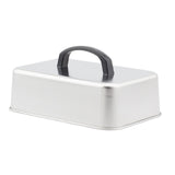 Maxbell Grill Lid Rectangular Steaming Cover Lid for Flat Top Griddle Teppanyaki BBQ 23x17x5cm