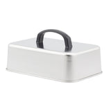 Maxbell Grill Lid Rectangular Steaming Cover Lid for Flat Top Griddle Teppanyaki BBQ 23x17x5cm
