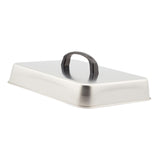 Maxbell Grill Lid Rectangular Steaming Cover Lid for Flat Top Griddle Teppanyaki BBQ 31x24x5cm