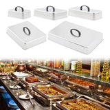 Maxbell Grill Lid Melting Dome Rectangular for Teppanyaki Hamburger Flat Top Griddle 22.2x14.6x6.6cm