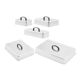 Maxbell Grill Lid Melting Dome Rectangular for Teppanyaki Hamburger Flat Top Griddle 22.2x14.6x6.6cm