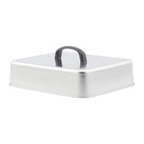 Maxbell Grill Lid Melting Dome Rectangular for Teppanyaki Hamburger Flat Top Griddle 22.4x18.4x6.6cm