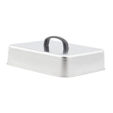 Maxbell Grill Lid Melting Dome Rectangular for Teppanyaki Hamburger Flat Top Griddle 22.4x18.4x6.6cm
