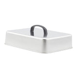 Maxbell Grill Lid Melting Dome Rectangular for Teppanyaki Hamburger Flat Top Griddle 22.4x18.4x6.6cm