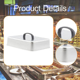 Maxbell Grill Lid Melting Dome Rectangular for Teppanyaki Hamburger Flat Top Griddle 22.4x18.4x6.6cm