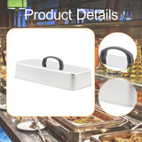 Maxbell Grill Lid Melting Dome Rectangular for Teppanyaki Hamburger Flat Top Griddle 33x14.5x6.8cm